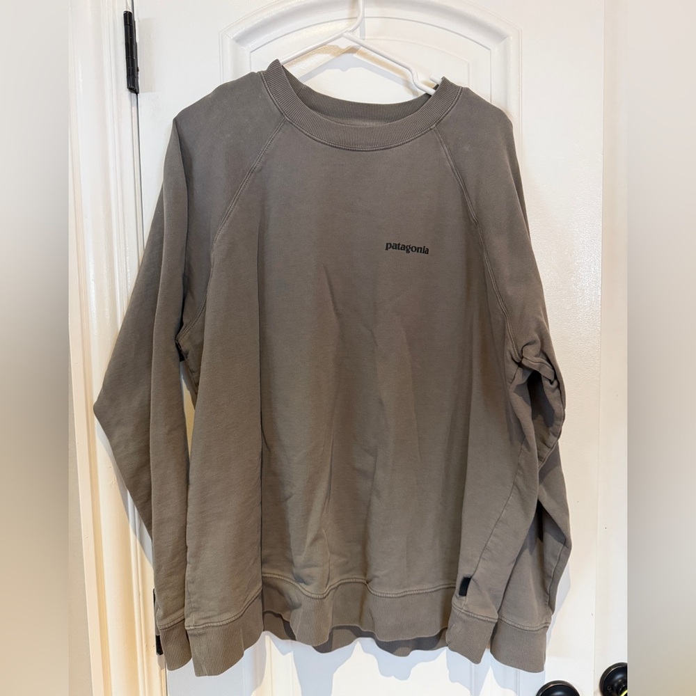 Patagonia Gray Sweatshirt Organic Cotton